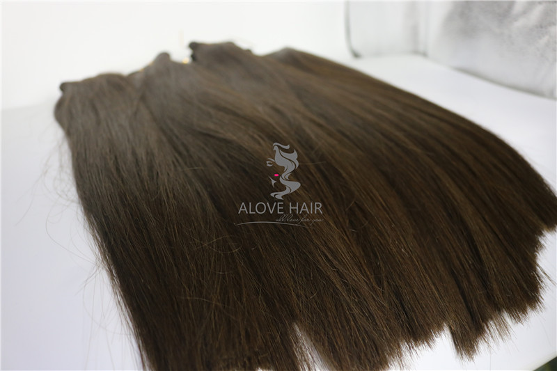 Hand tied weft hair extensions wholesale